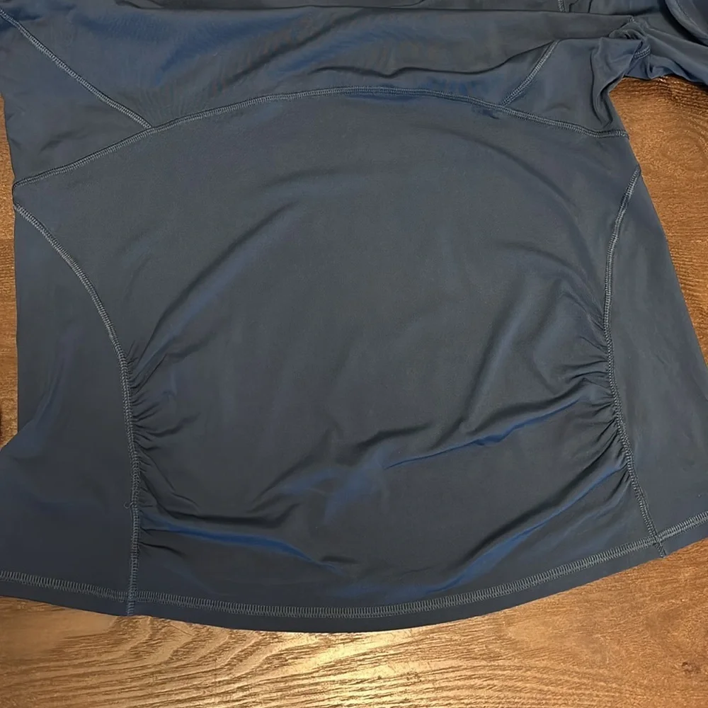 Athleta Deep Blue Long Sleeve Top