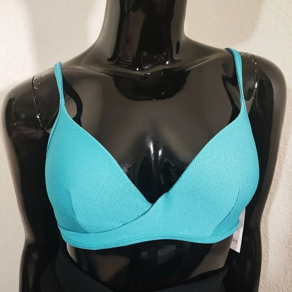 Shade & Shore Teal Bikini Swim Top