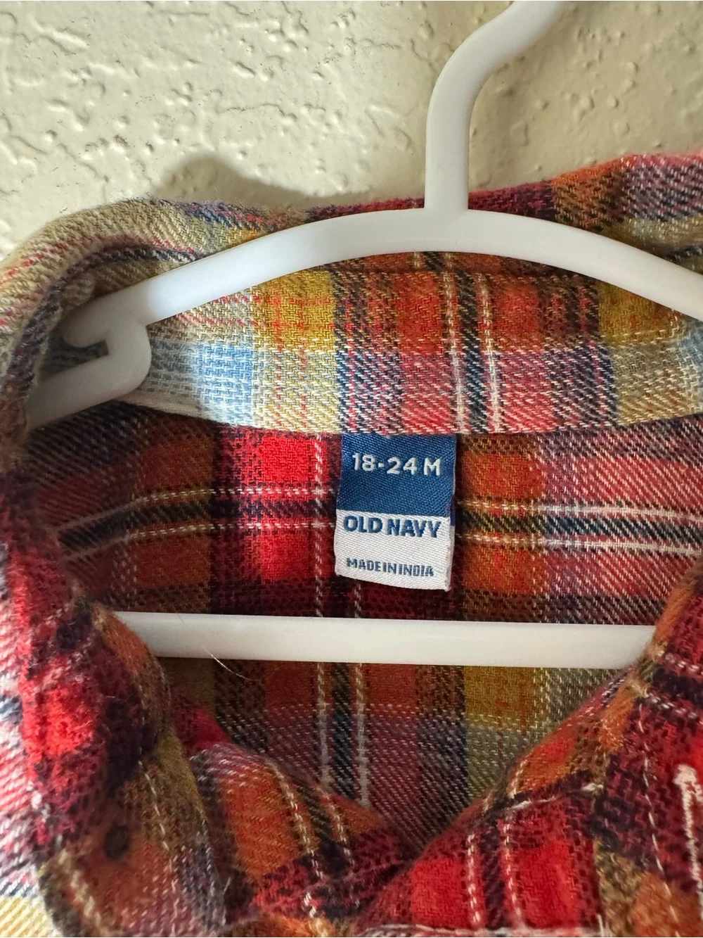 Old Navy Baby 18-24M Fall Plaid Shirt & Leggings 4 Piece Bundle