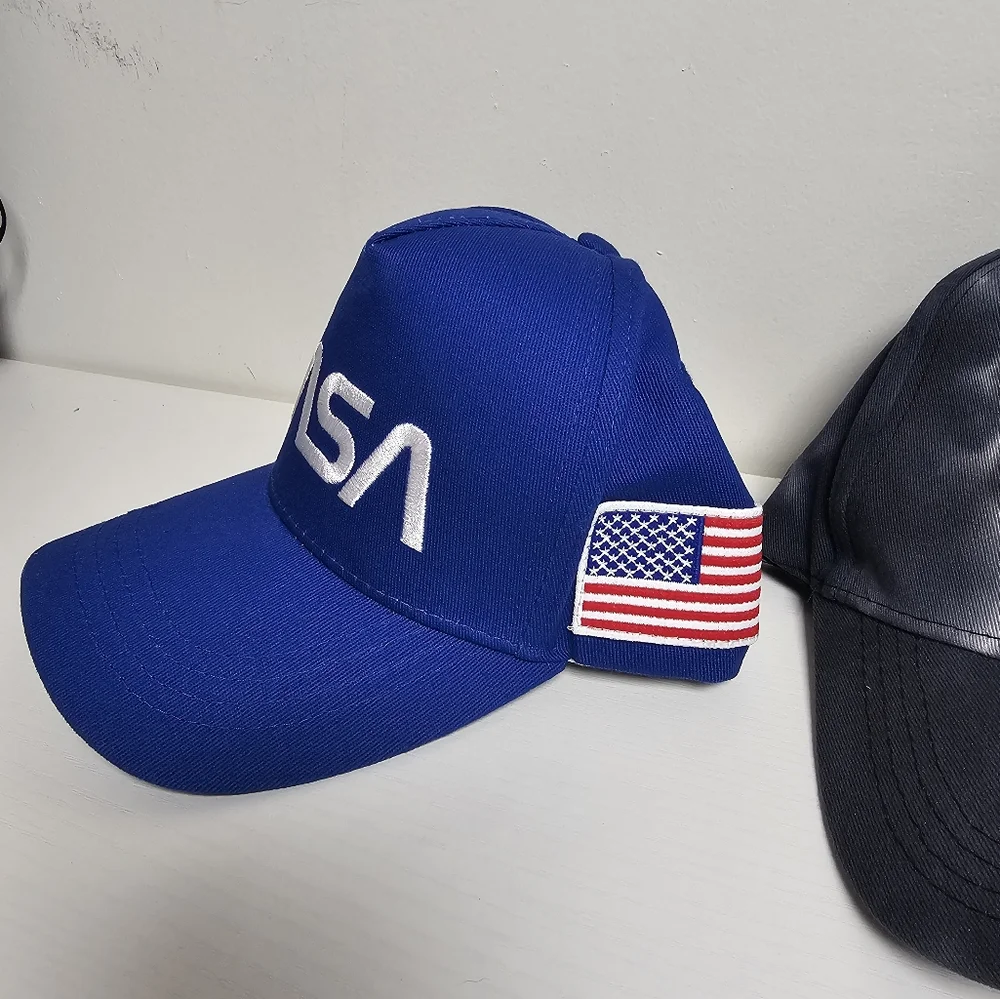 Blue and Black Kids Caps Set‎