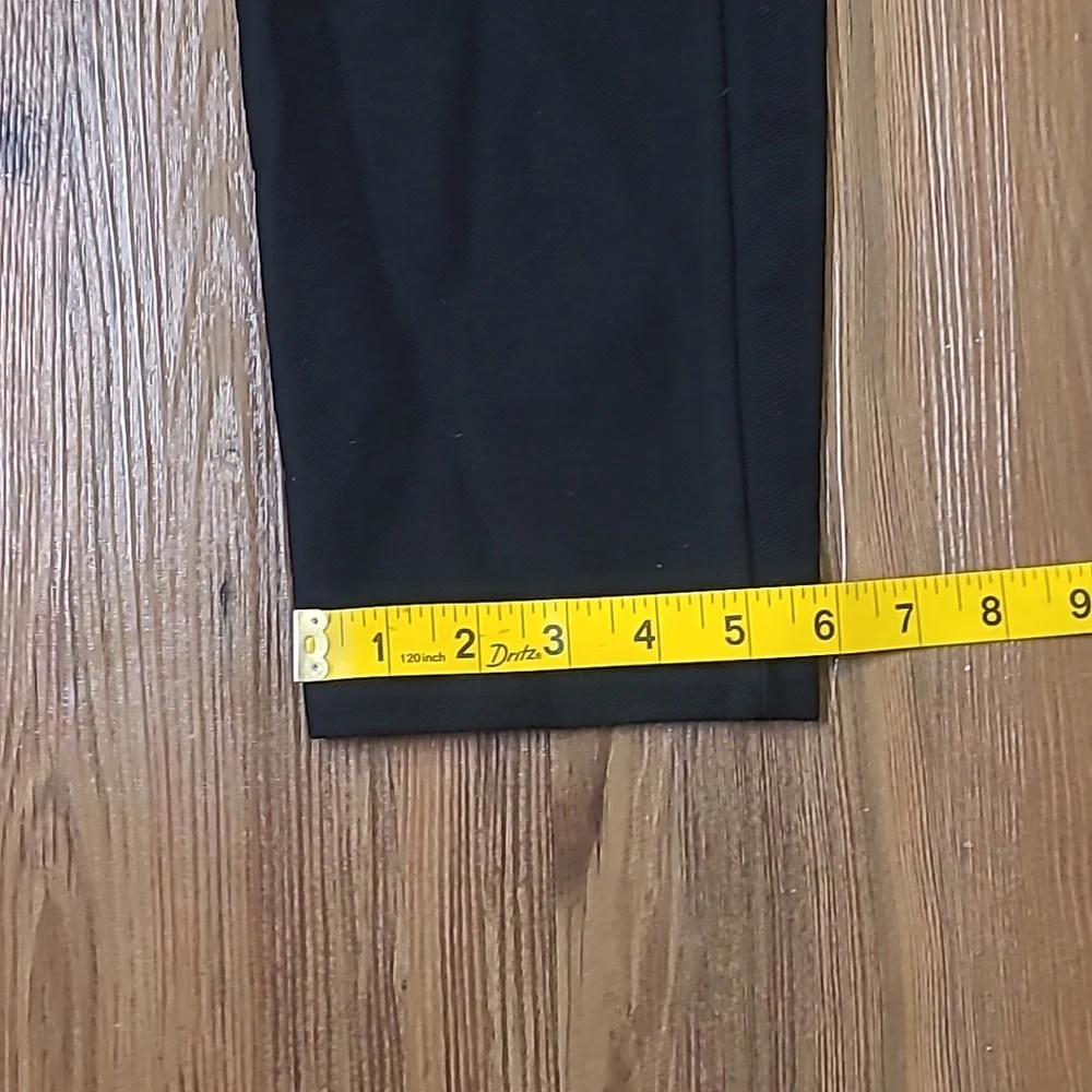 Michael‎ Kors Black Skinny Pants with Gold Accents