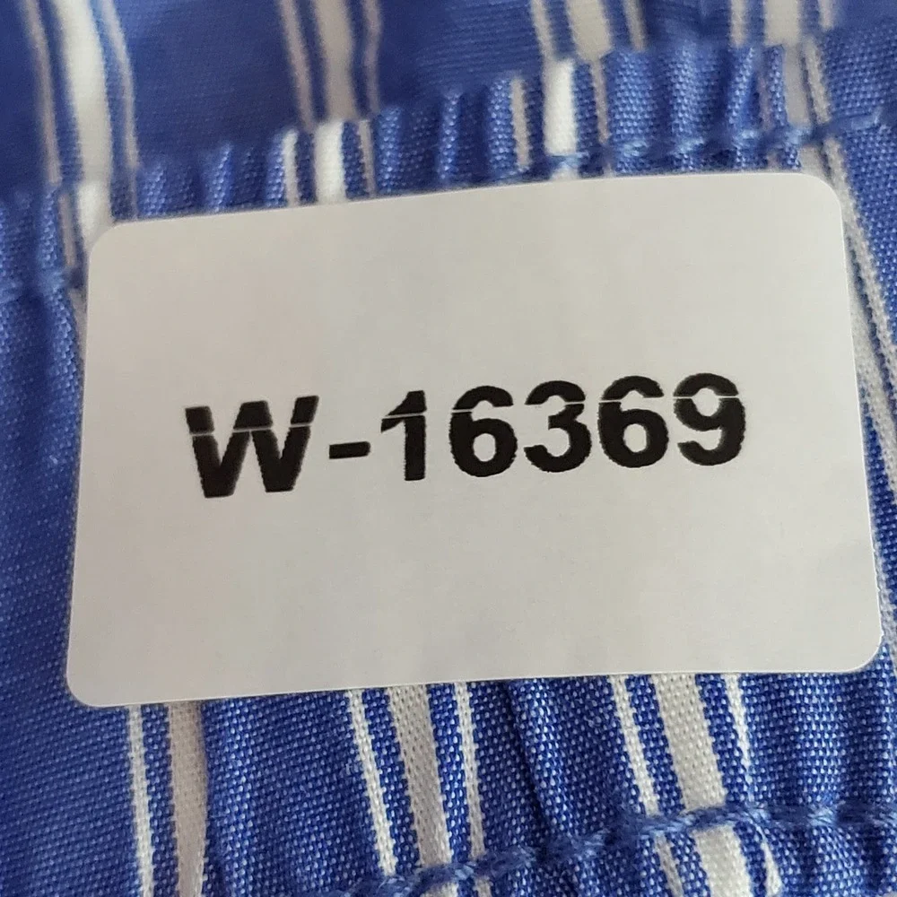 GAP Women Sleepwear XXL Blue Shorts Striped Pajama Pants Organic Cotton NWT