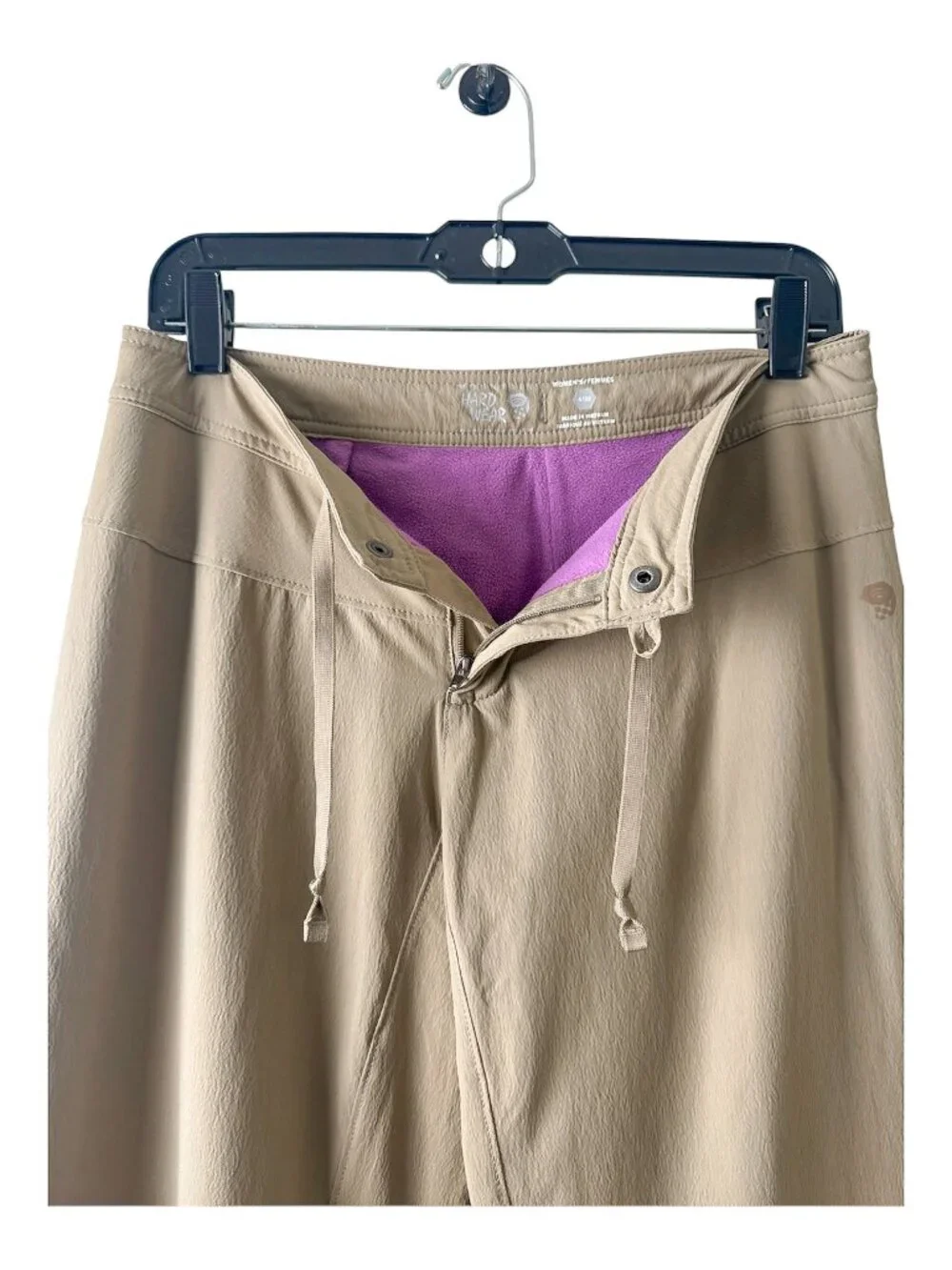 Mountain Hardwear Yumalina Pants Fleece Lined Khaki Women's Size‎ 4