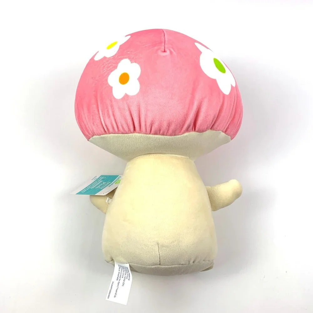 Way to Celebrate Easter Soft Mushroom Plush Pink Floral Cap Toadstool Fungi READ