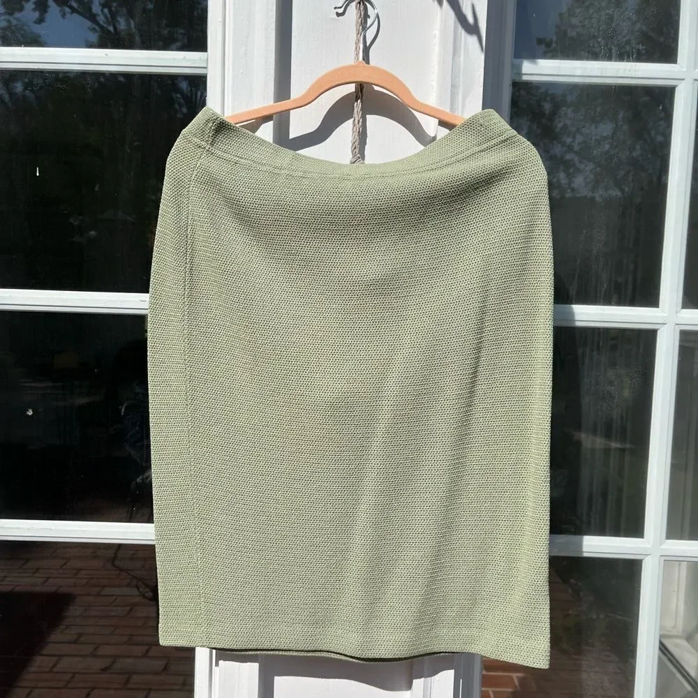 St. John Collection Knit Sweater Skirt Set