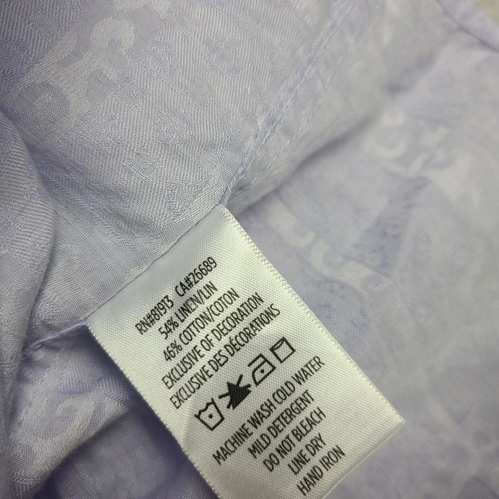 Robert Graham Shirt Mens 2XLT 2XL Tall Blue Plaid Preppy Hawaiian Button Up