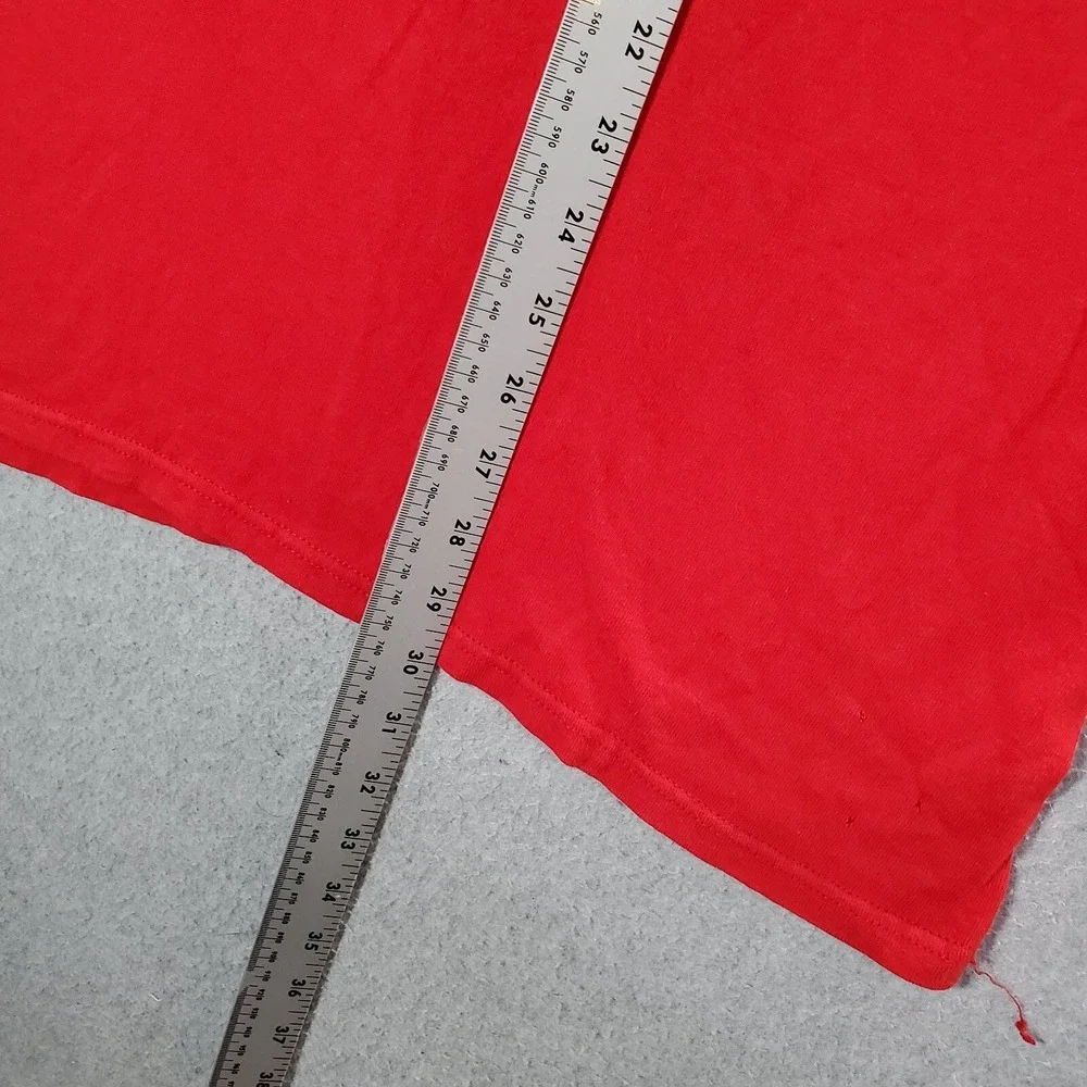 Harley Davidson Men Shirt XL‎ Red Los Angeles Anaheim Fullerton Ca 2014 Tee