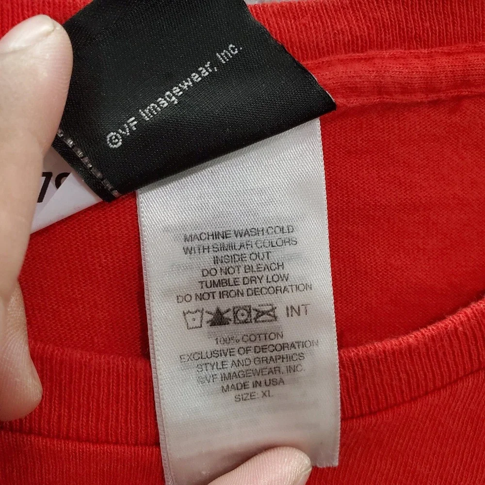 Harley Davidson Men Shirt XL‎ Red Los Angeles Anaheim Fullerton Ca 2014 Tee