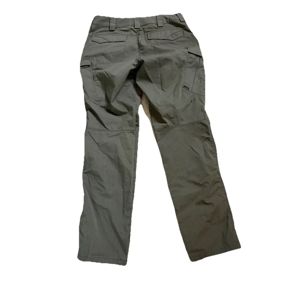 5.11 Tactical Icon‎ Cargo Pants Ripstop Women 14 Long Tall (33x34) Green READ