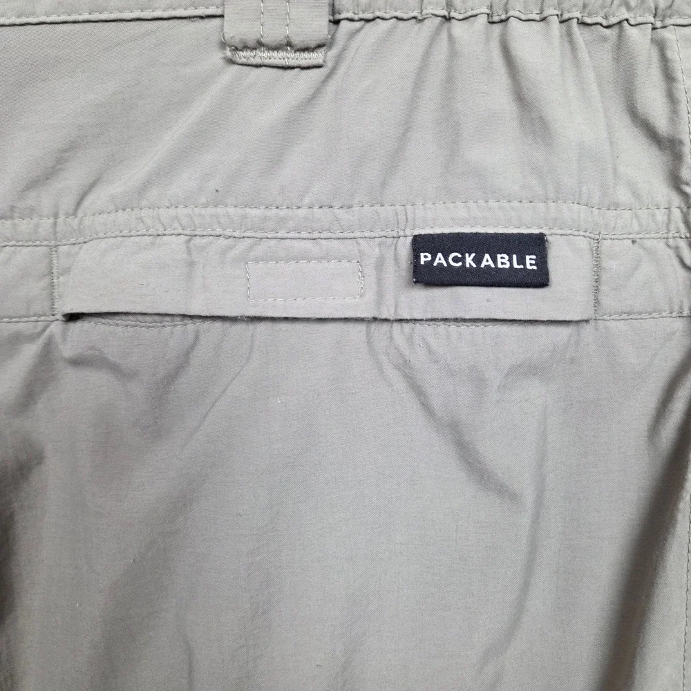 Columbia Challenger Utility‎ Convertible Pants Mens Medium Green Ripstop GRT