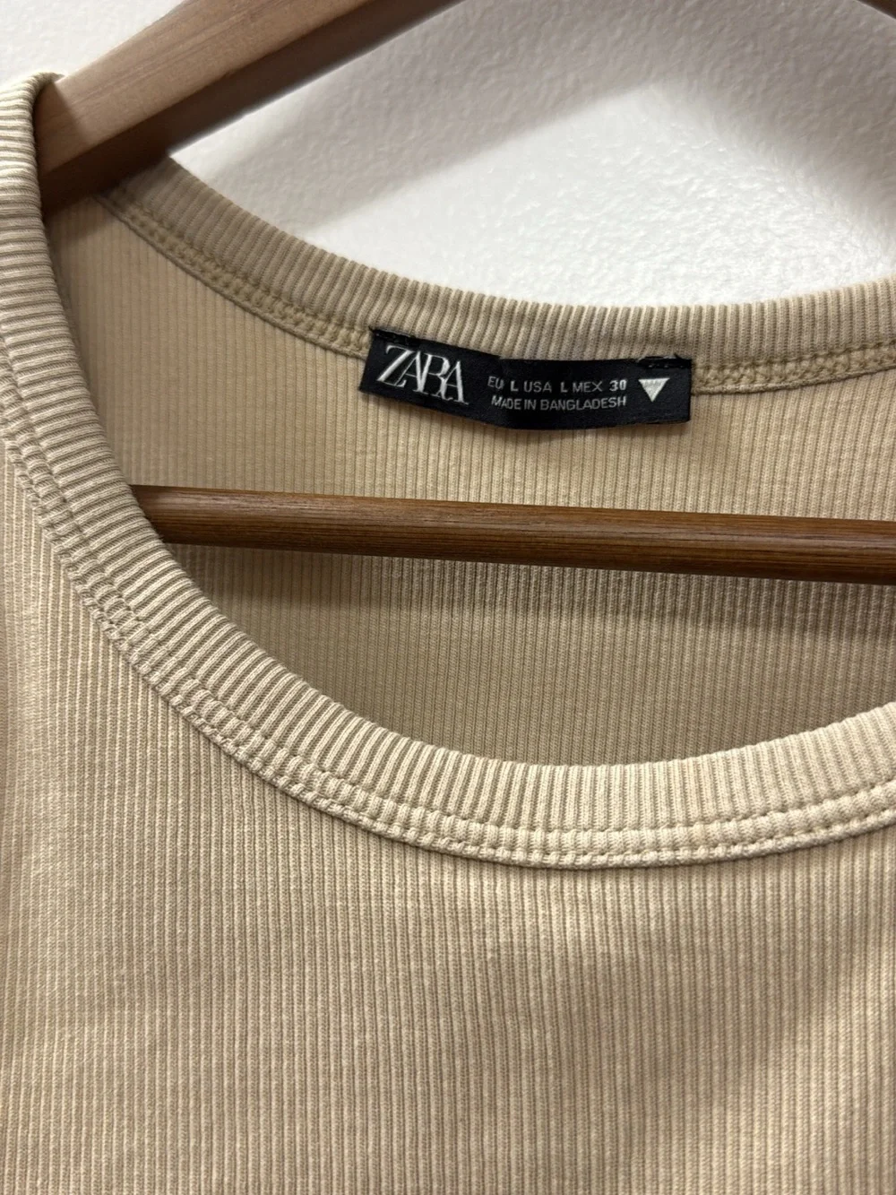 Zara ribbed tank