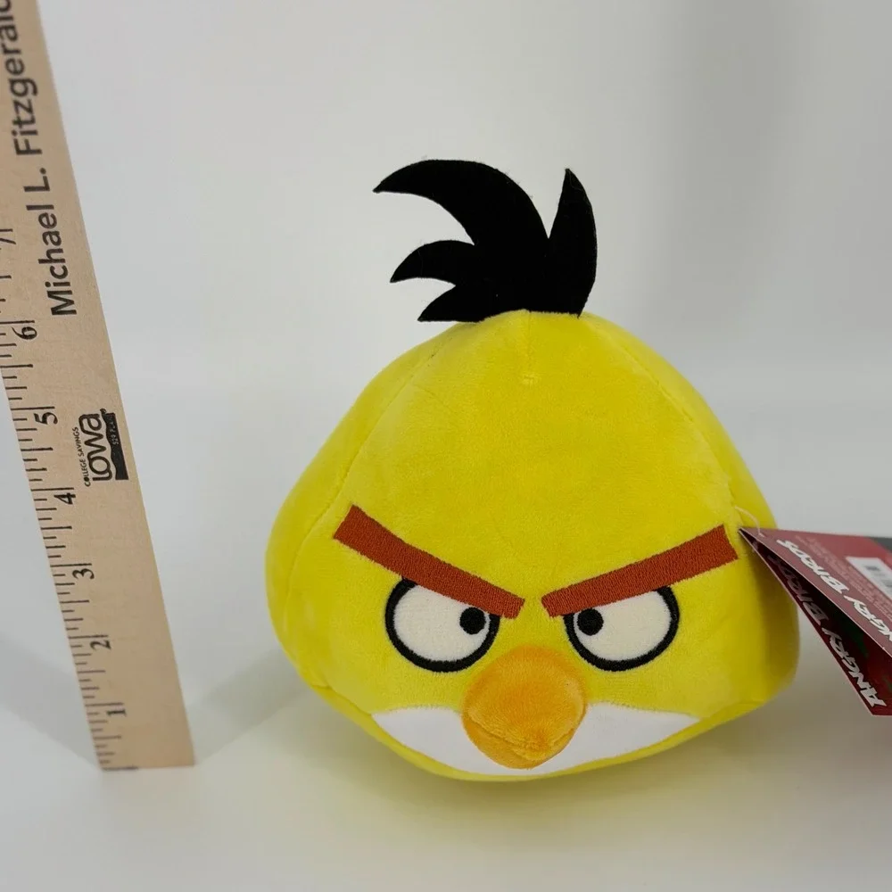 Angry Birds Chuck Smooshimals Plush Yellow Bird Stuffed Animal Toy 5 Inch NWT