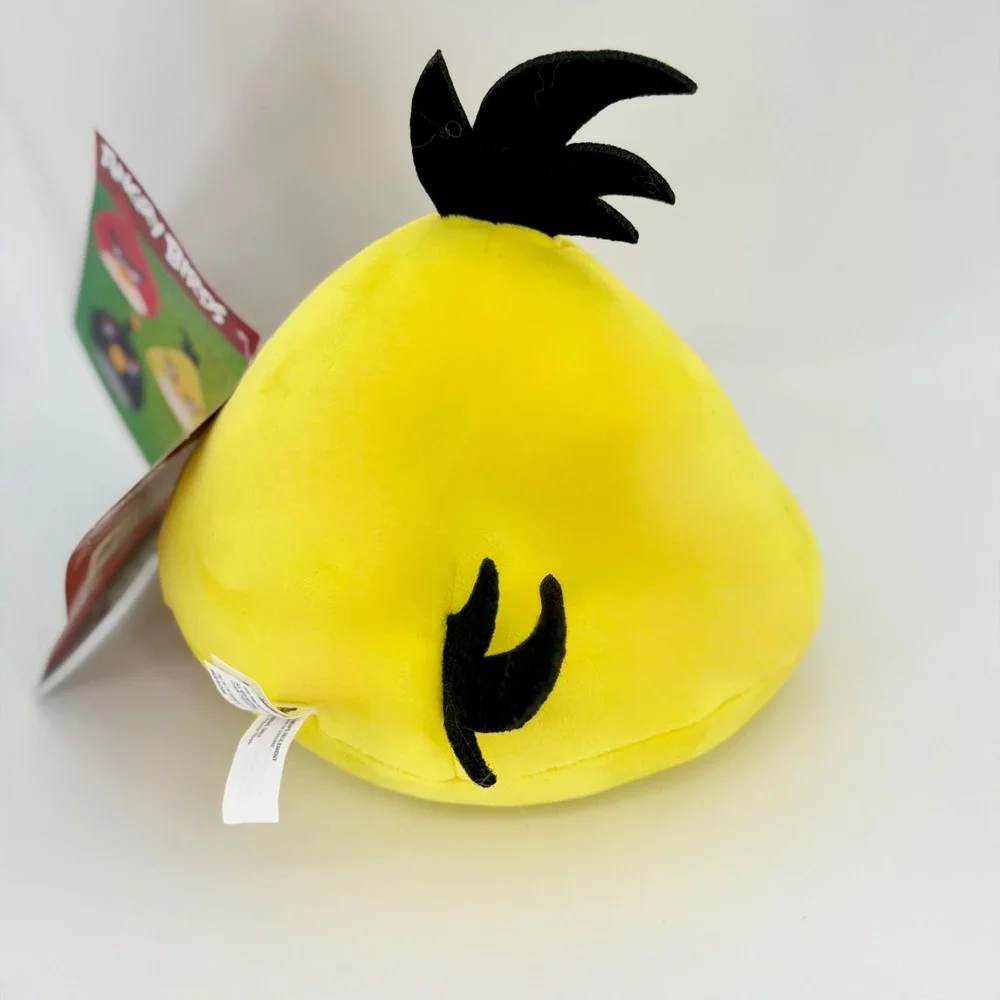 Angry Birds Chuck Smooshimals Plush Yellow Bird Stuffed Animal Toy 5 Inch NWT