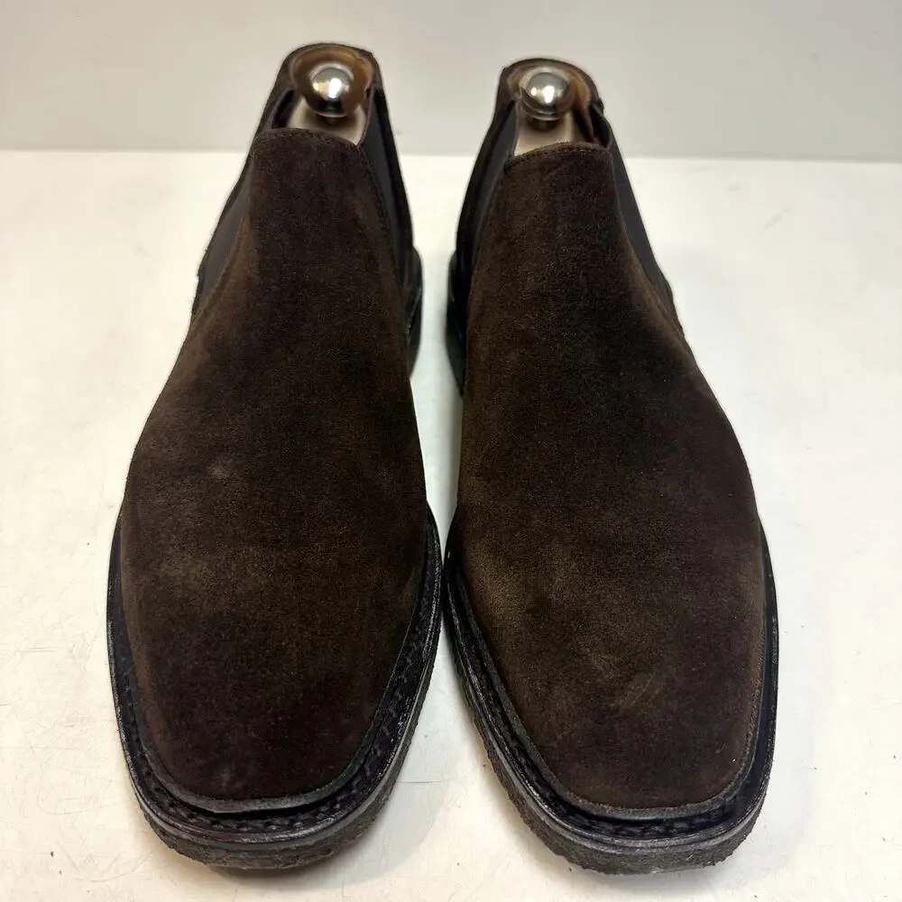NWOT Polo Ralph Lauren x Alfred Sargent Suede Chelsea Boot Made in England 11 D