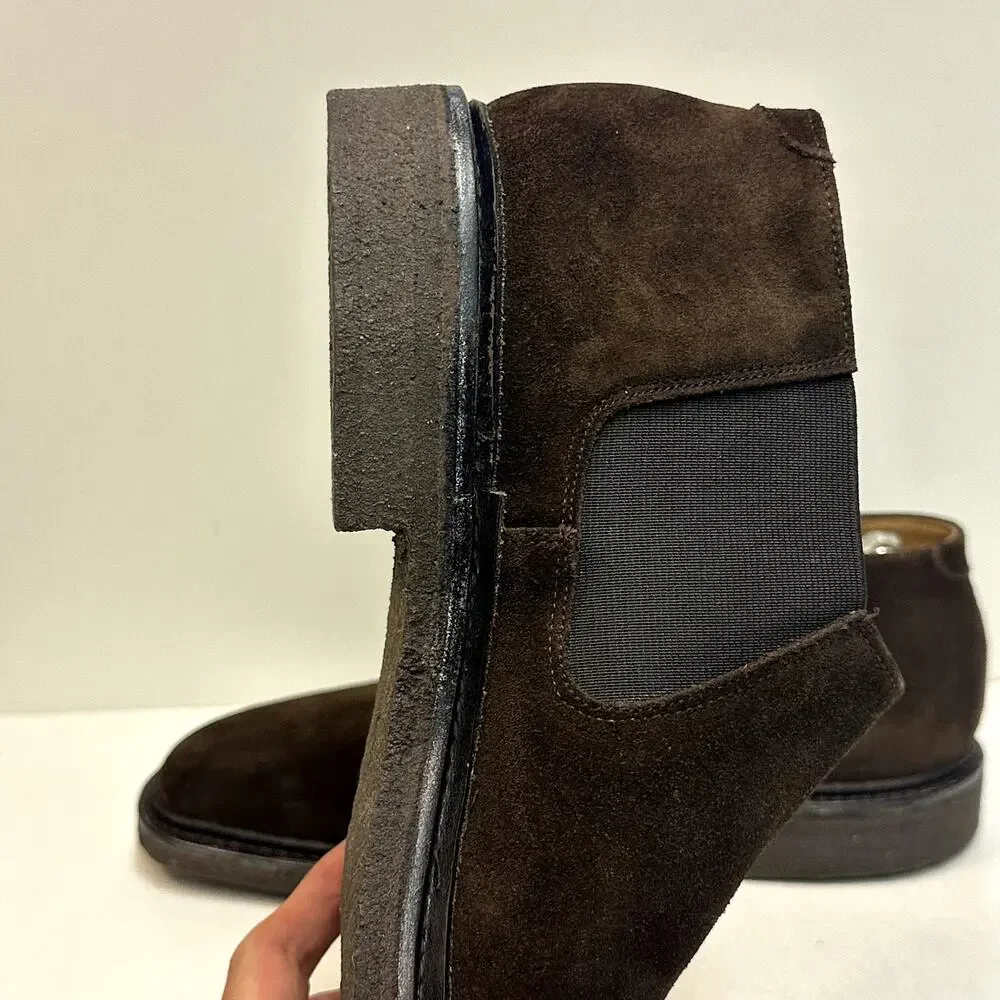 NWOT Polo Ralph Lauren x Alfred Sargent Suede Chelsea Boot Made in England 11 D