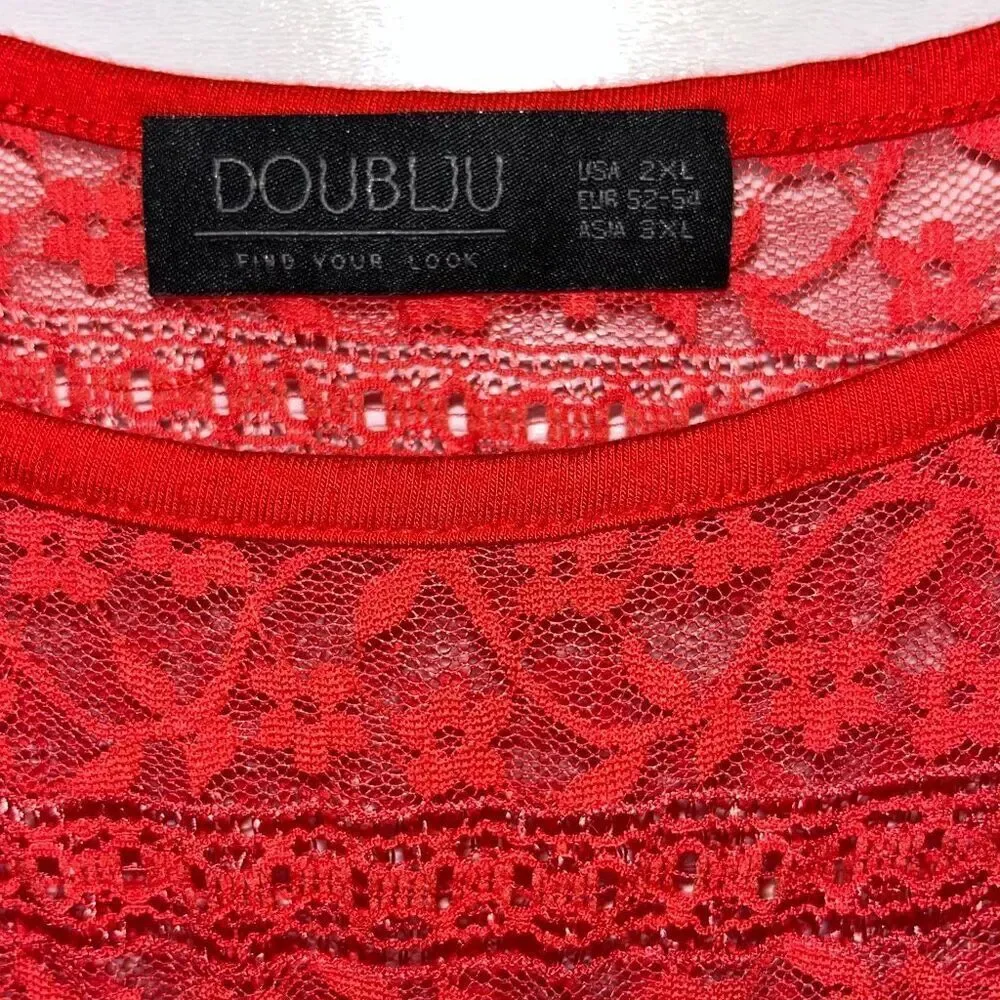 Doublju women red
