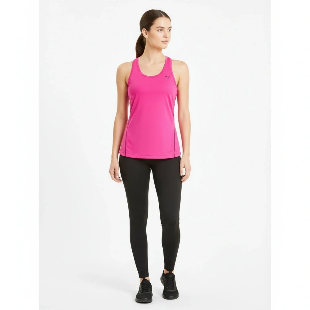 PUMA Tank Top Womens Hot‎ Pink Racerback dryCELL Performance Size S