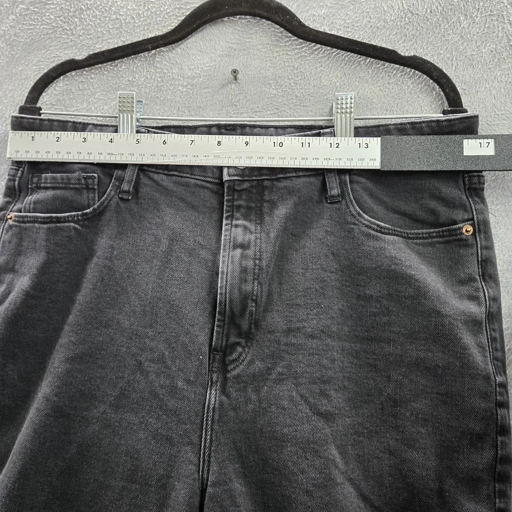 Old Navy Women‎ Jeans 14 Black Denim Flare 30