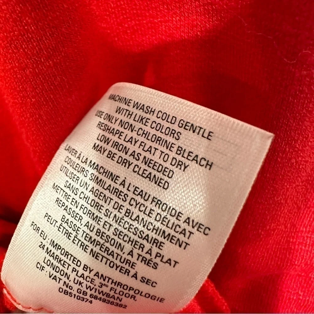 Anthropologie deletta red