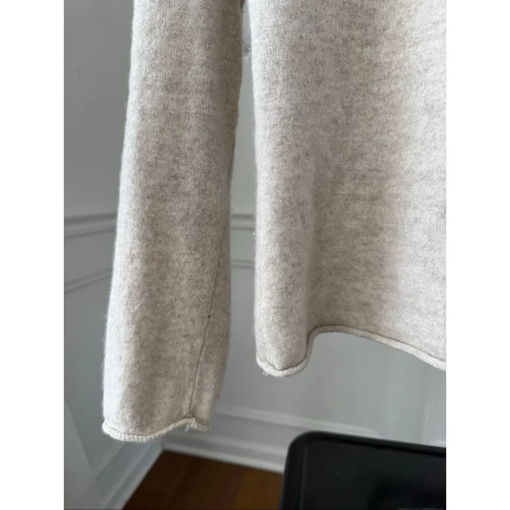 Territory Ahead Beige 100% Cashmere Lightweight Sweater L