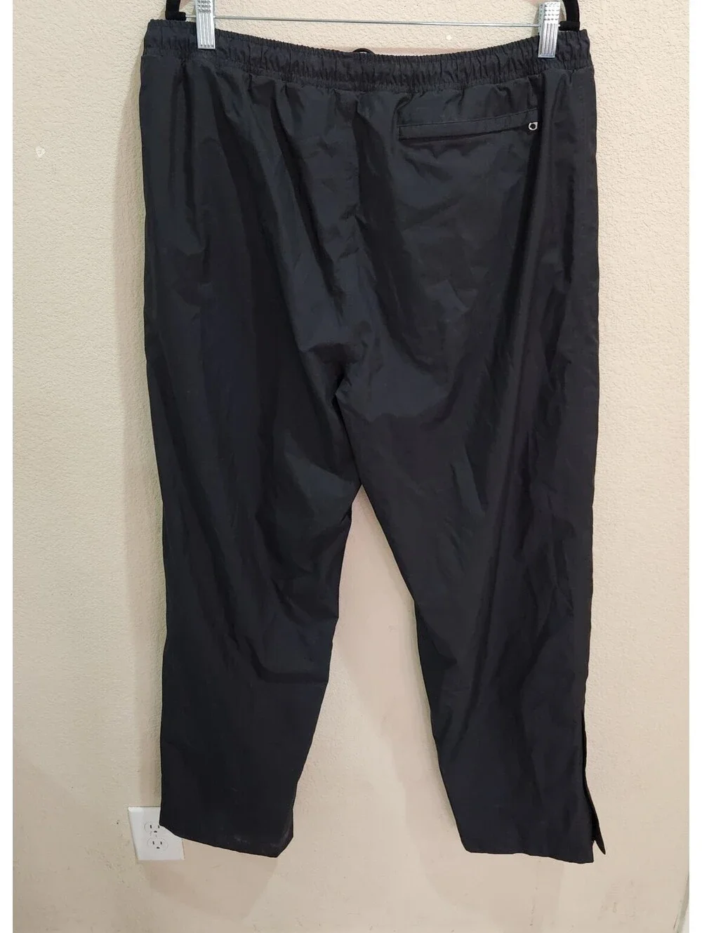 Nike Golf Storm Fit Pants Mens Large Black Waterproof Weather Proof Rain 484151
