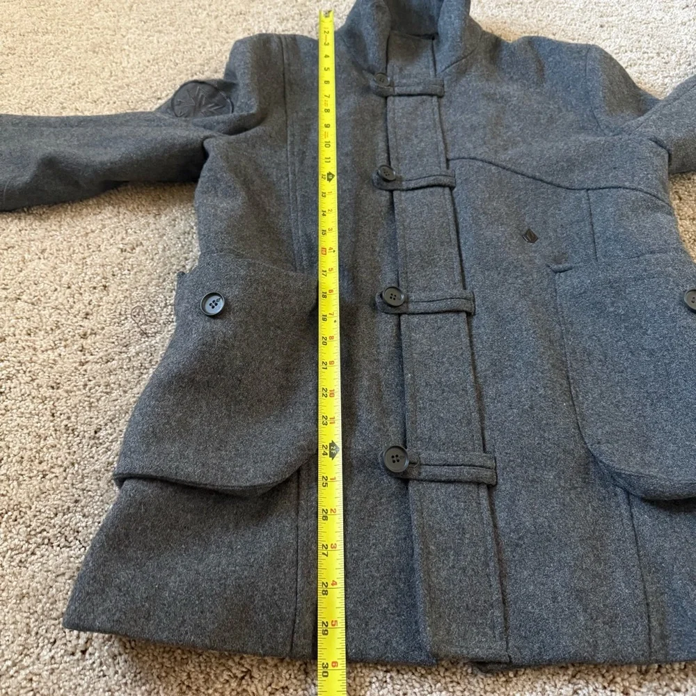 VTG Volcom Scout Men’s Collectable 55% Wool Full Zip Overcoat Size‎ L Fortis