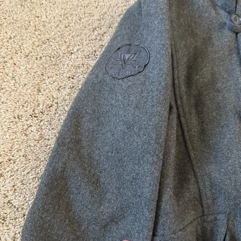 VTG Volcom Scout Men’s Collectable 55% Wool Full Zip Overcoat Size‎ L Fortis