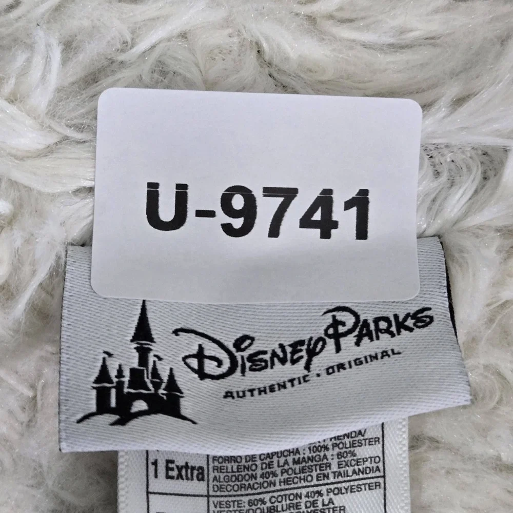 Disney‎ Parks Women Hoodie 1X Gray Disneyland Text And Mickey Mouse Fleece Lined