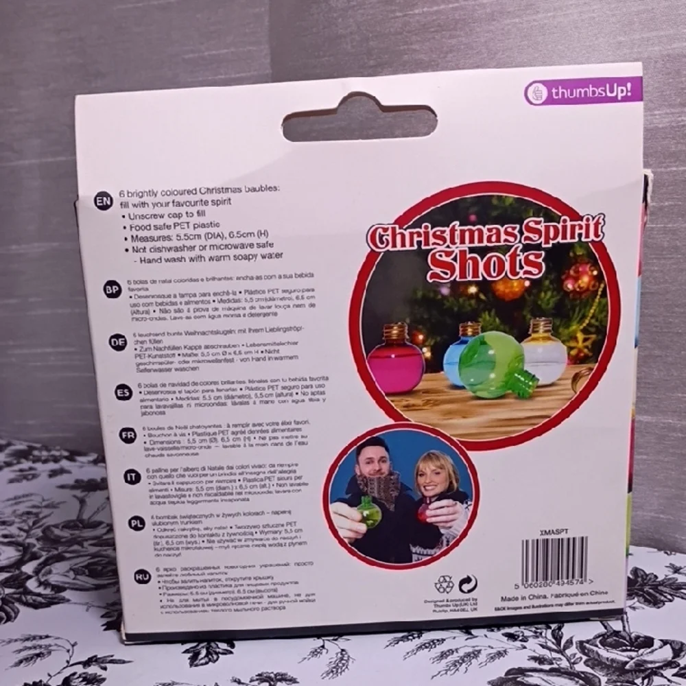 Christmas‎ Spirit Shots - Festive Baubles Set