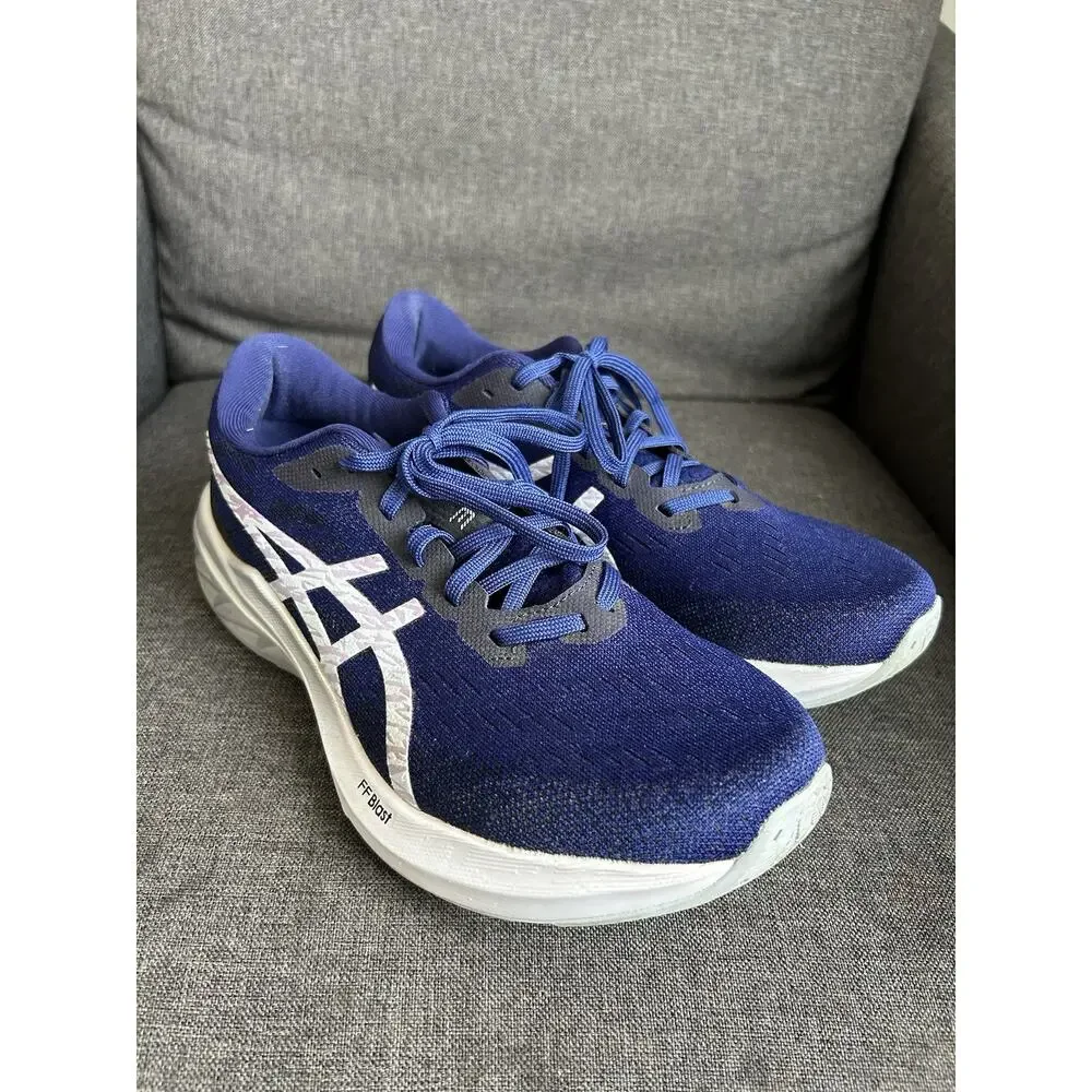 Asics‎ Dynablast 3 Shoes Womens Size 8.5 Blue White Running Sneaker 1012B289