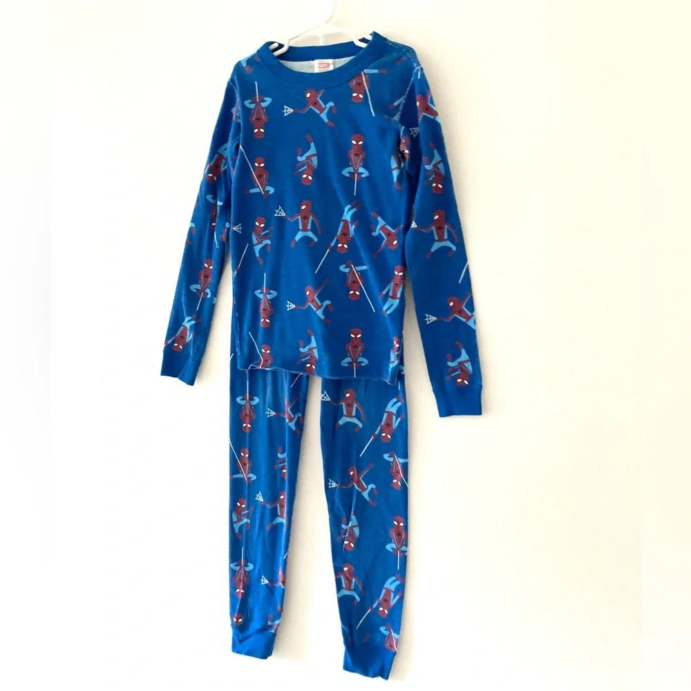 Hanna Andersson Spider-Man Long Sleeve Pajama Set Size 10