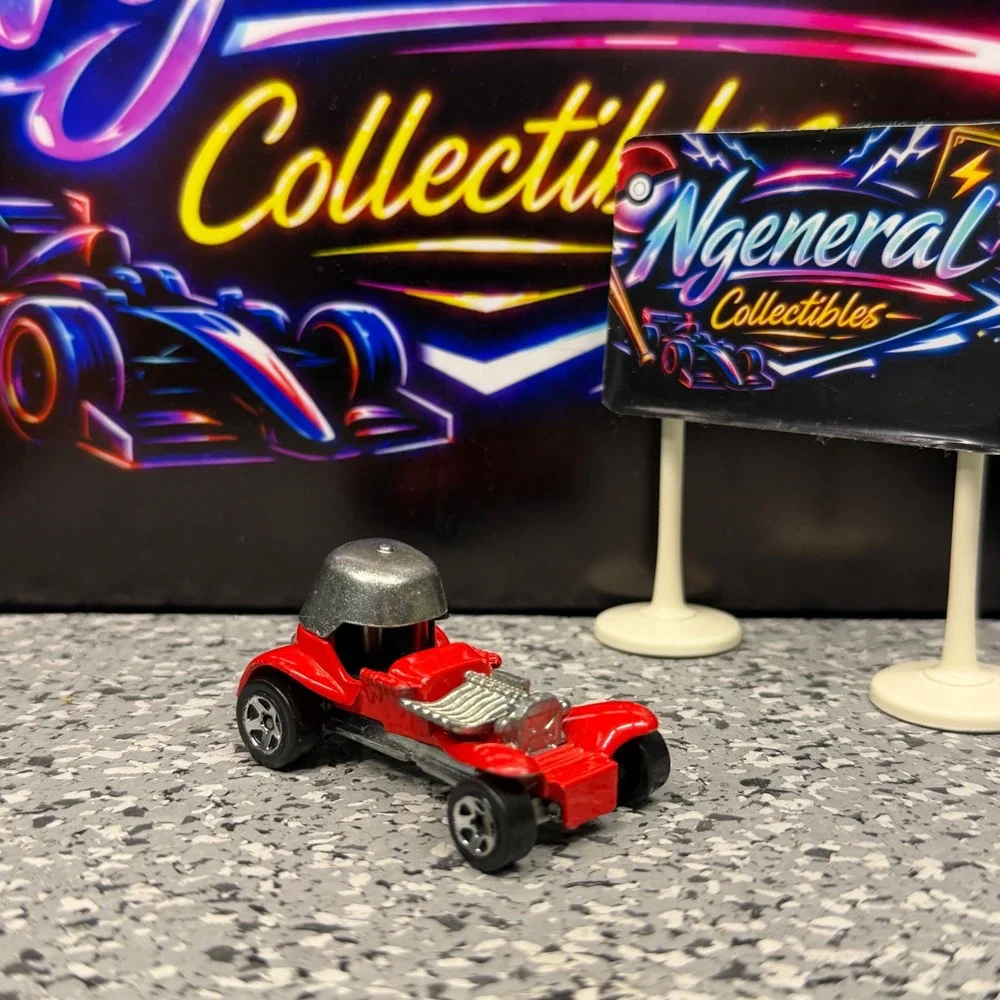 Hot Wheels Vintage Series Red Baron Red Diecast Car 1993 Mattel B23 Thailand
