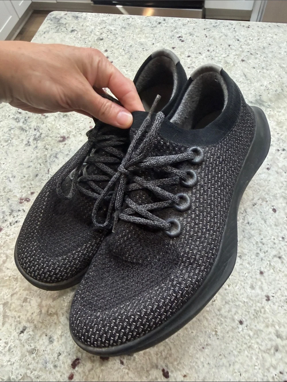 Allbirds Men’s Tree Dasher Sneakers Tennis Running Shoes Size 11.5 Black Comfort