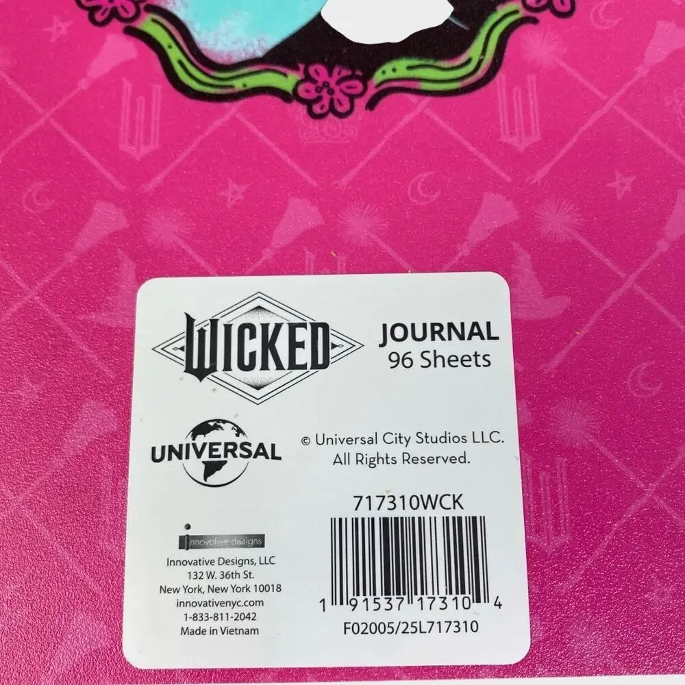 Wicked Glinda Journal 96 Sheets Pink