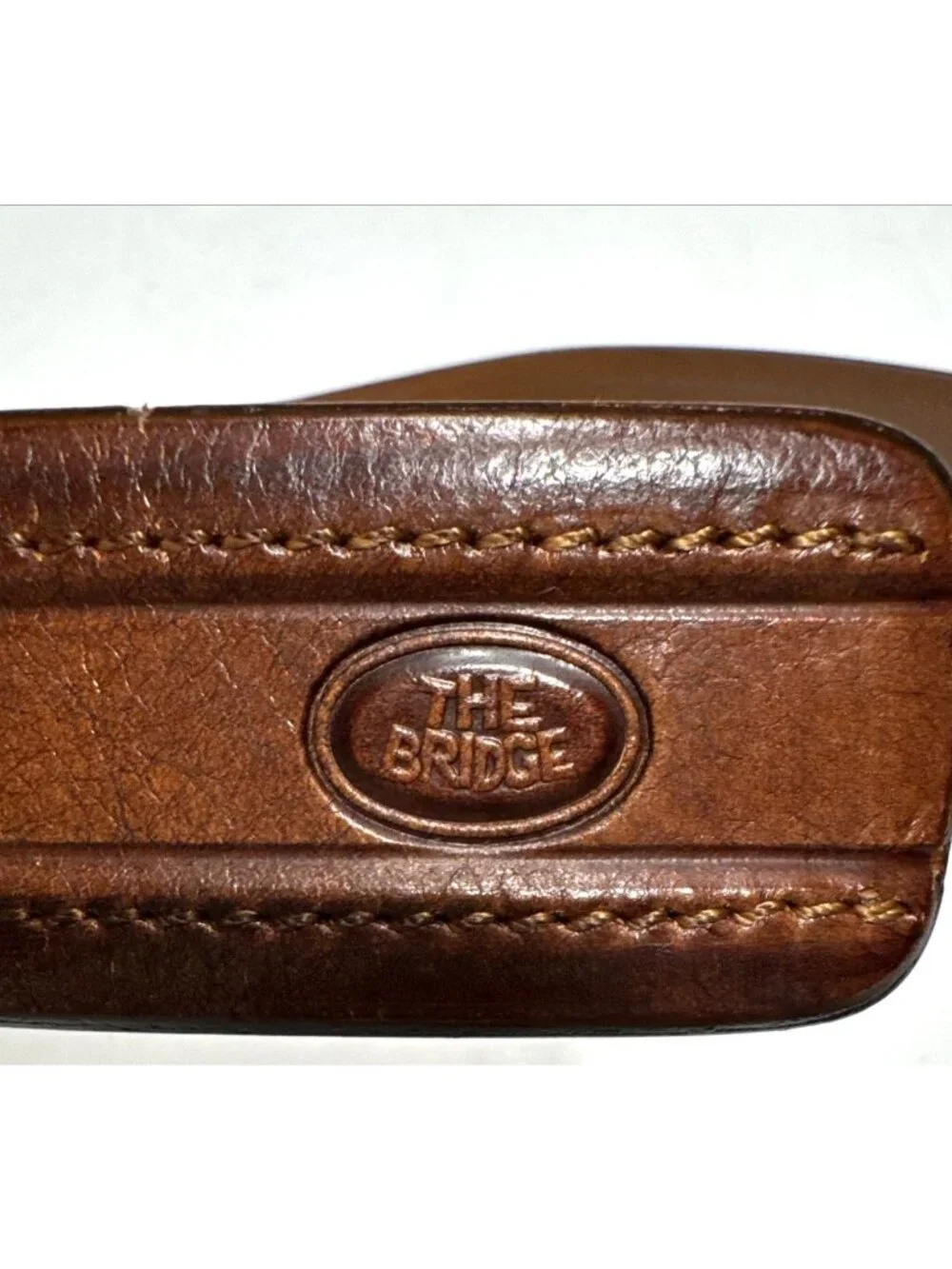 The Bridge Firenze Genuine Leather Belt Made In Italy (100-115cm) L-XL