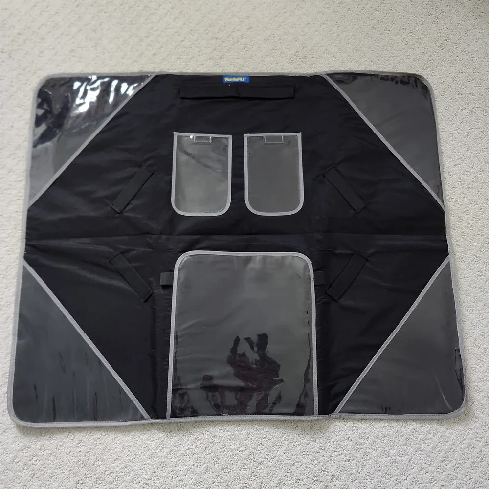 WonderFILE Portable‎ Workstation Document Organizer Folding Travel Desk NWOT