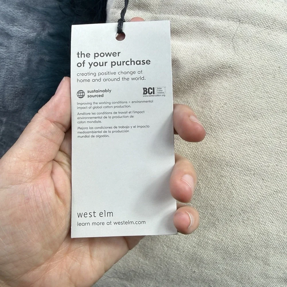 West Elm new tags