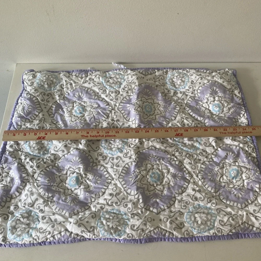 1 Patchwork Quilt Pottery Barn Kids Pillow Cases Lavender / Purple