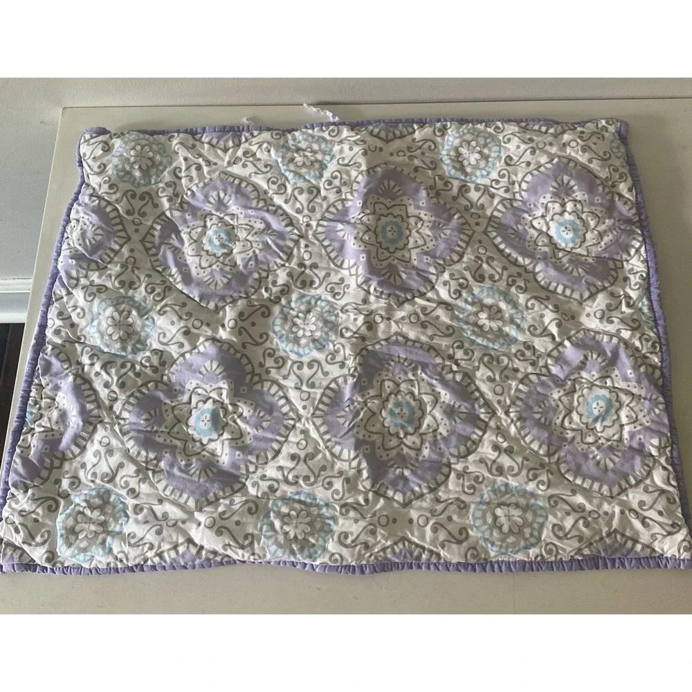 1 Patchwork Quilt Pottery Barn Kids Pillow Cases Lavender / Purple