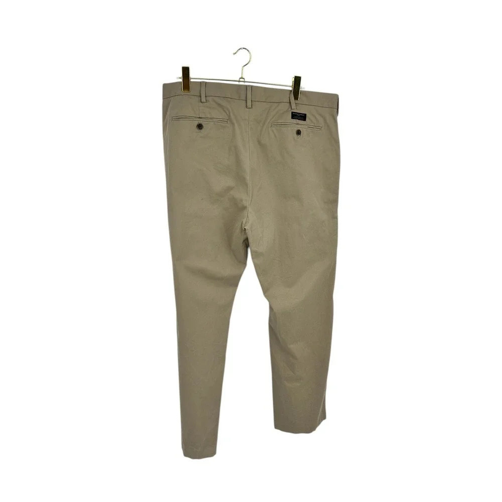 Banana Republic‎ Emerson Straight Fit Chinos Mens 38x33 Tan Khaki Pants