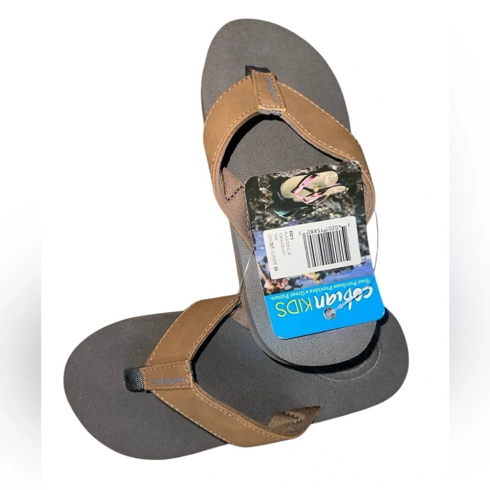 Cobian Kids Sandals - Brown and Gray size 13/1.                 (#58)