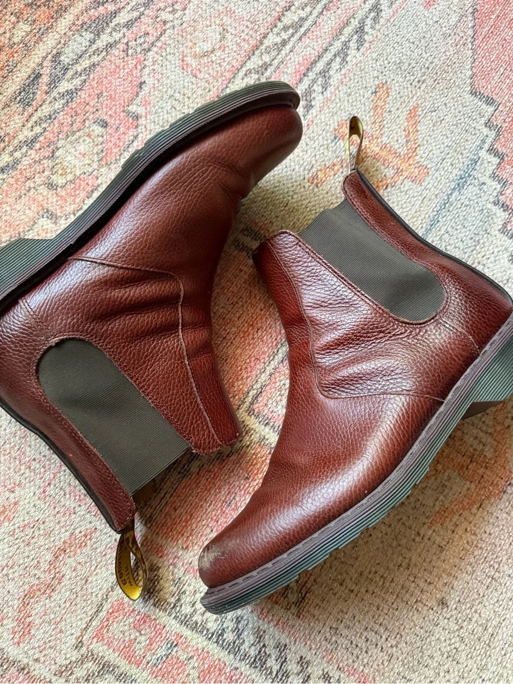 Men's Chelsea Dr Martens in Oxblood Leather