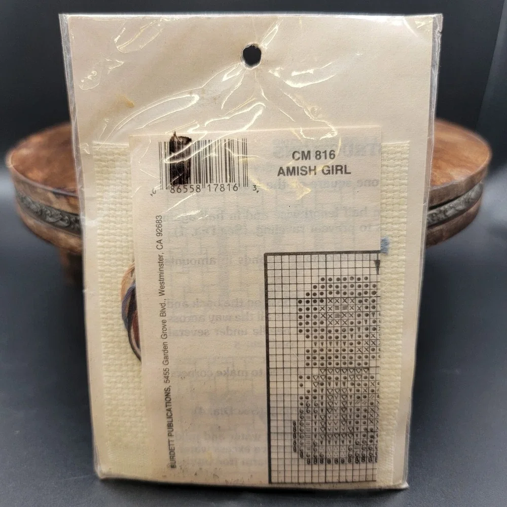 Dale Burdett Cross Stitch Kit Amish Girl CM 816