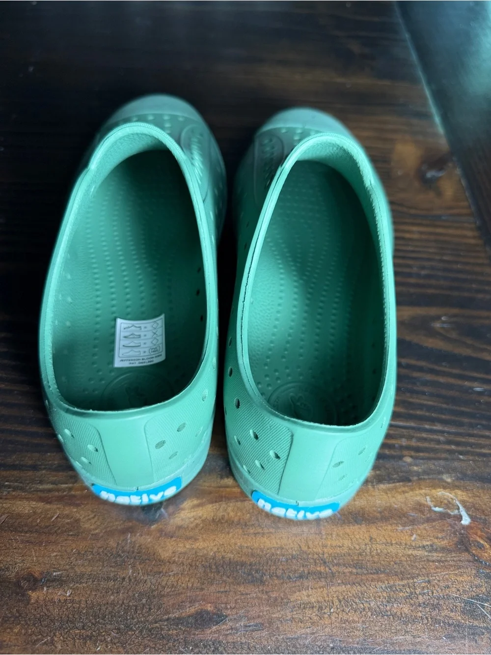 Native Shoes made repurposed