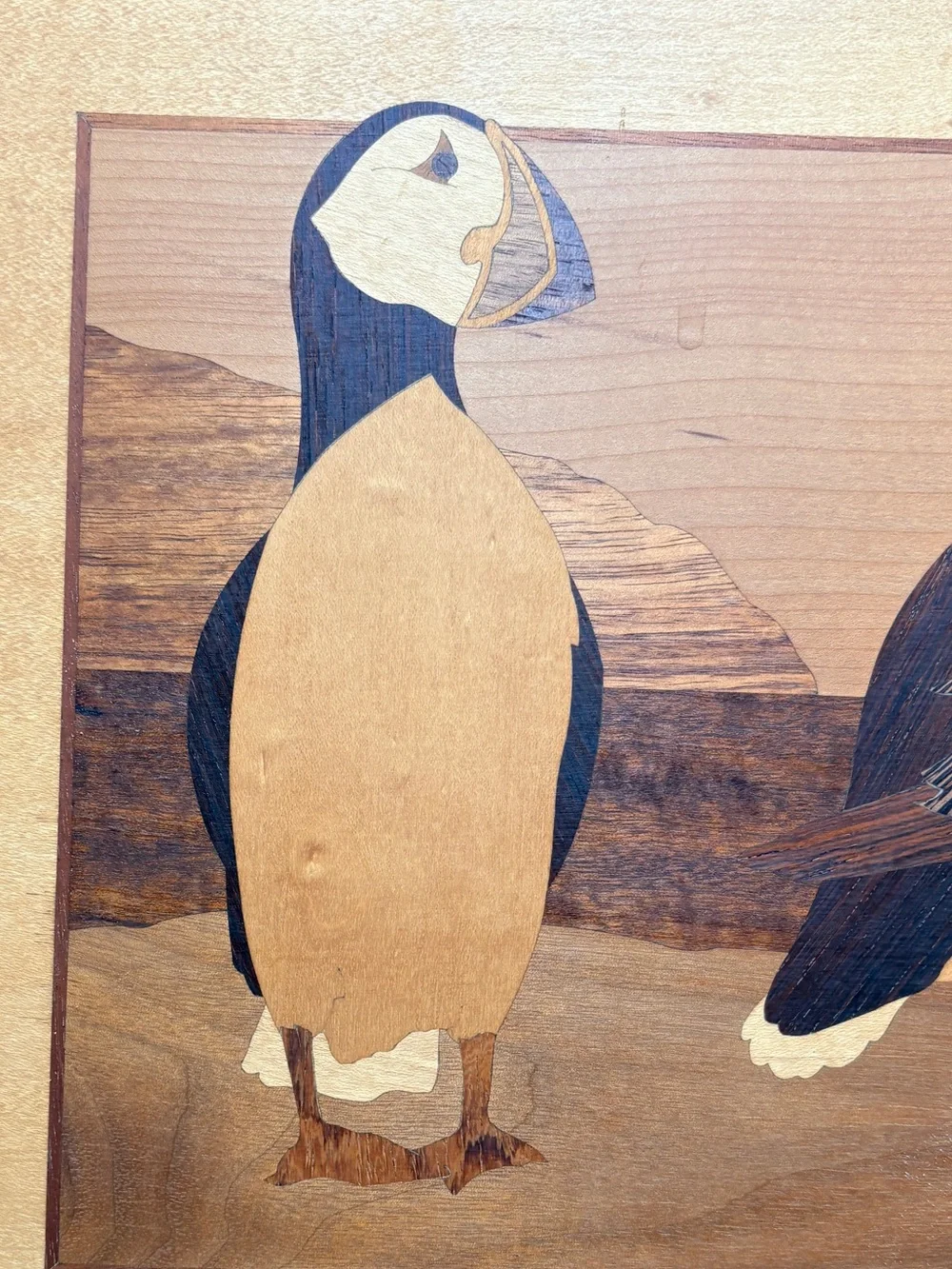 Hudson River Inlay 13” coastal signed