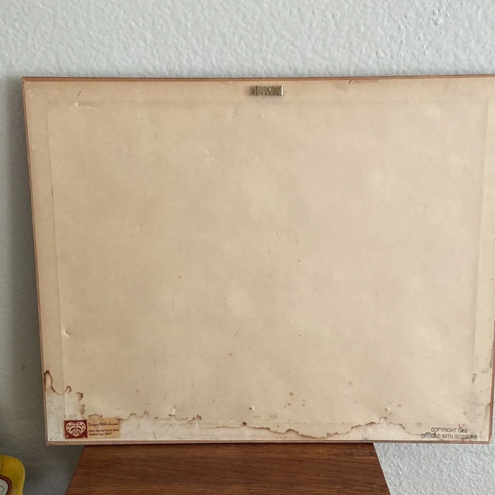 Vintage signed pencil hand