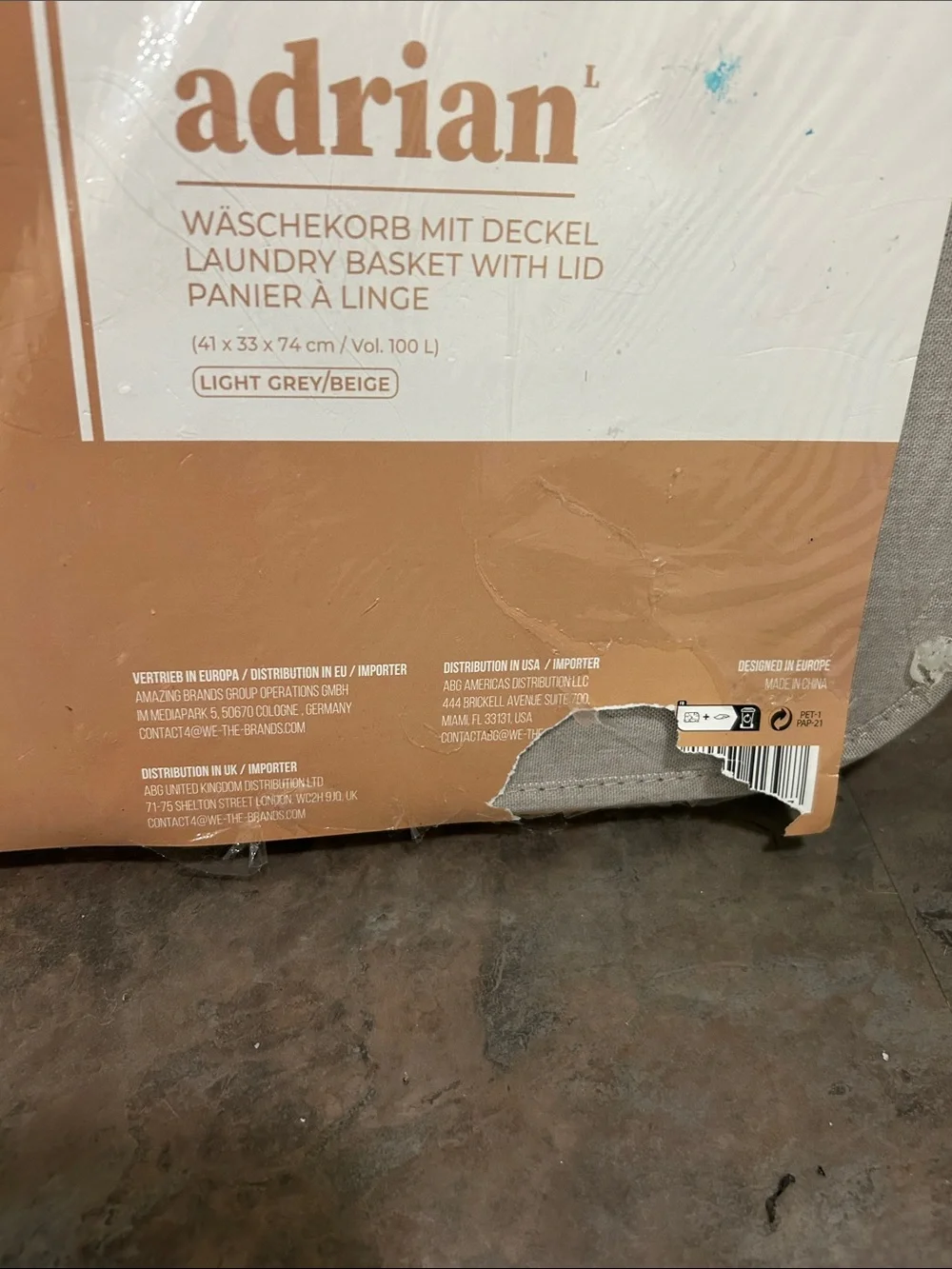 ADRIAN unused unopened