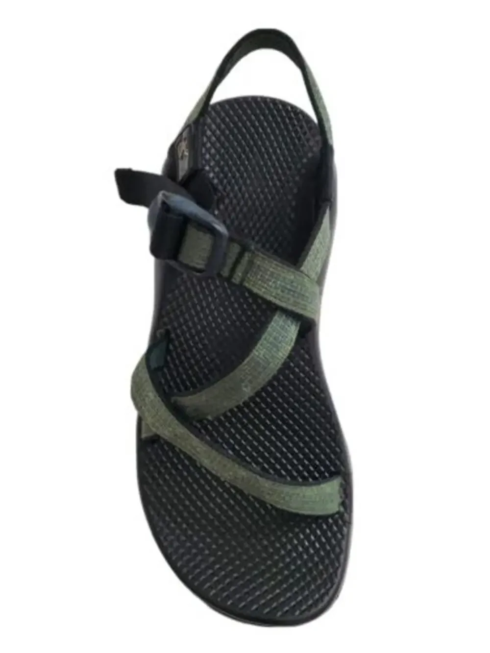 Chaco Z/1 Outdoor Hiking Sandals Vibram Sole Strappy Flat Classic Green 12