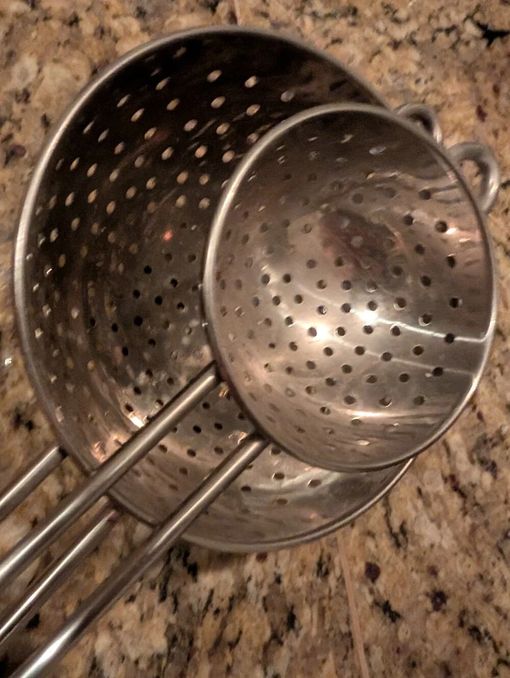 Set Of Two Unique Strainers