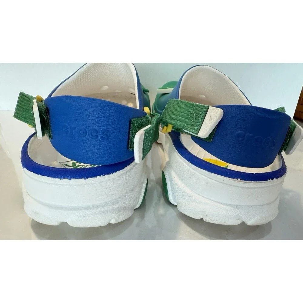Crocs Sprite Coca-Cola Clog M 10 W 12 Green Lemon Comfort All Terrain Sandals
